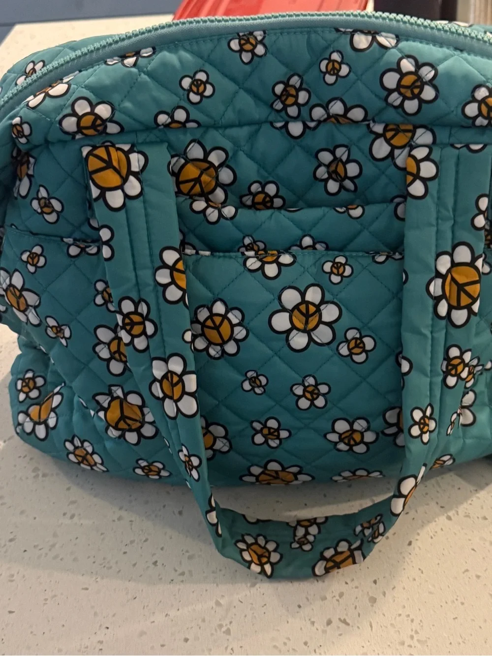 No Boundaries quilted teal